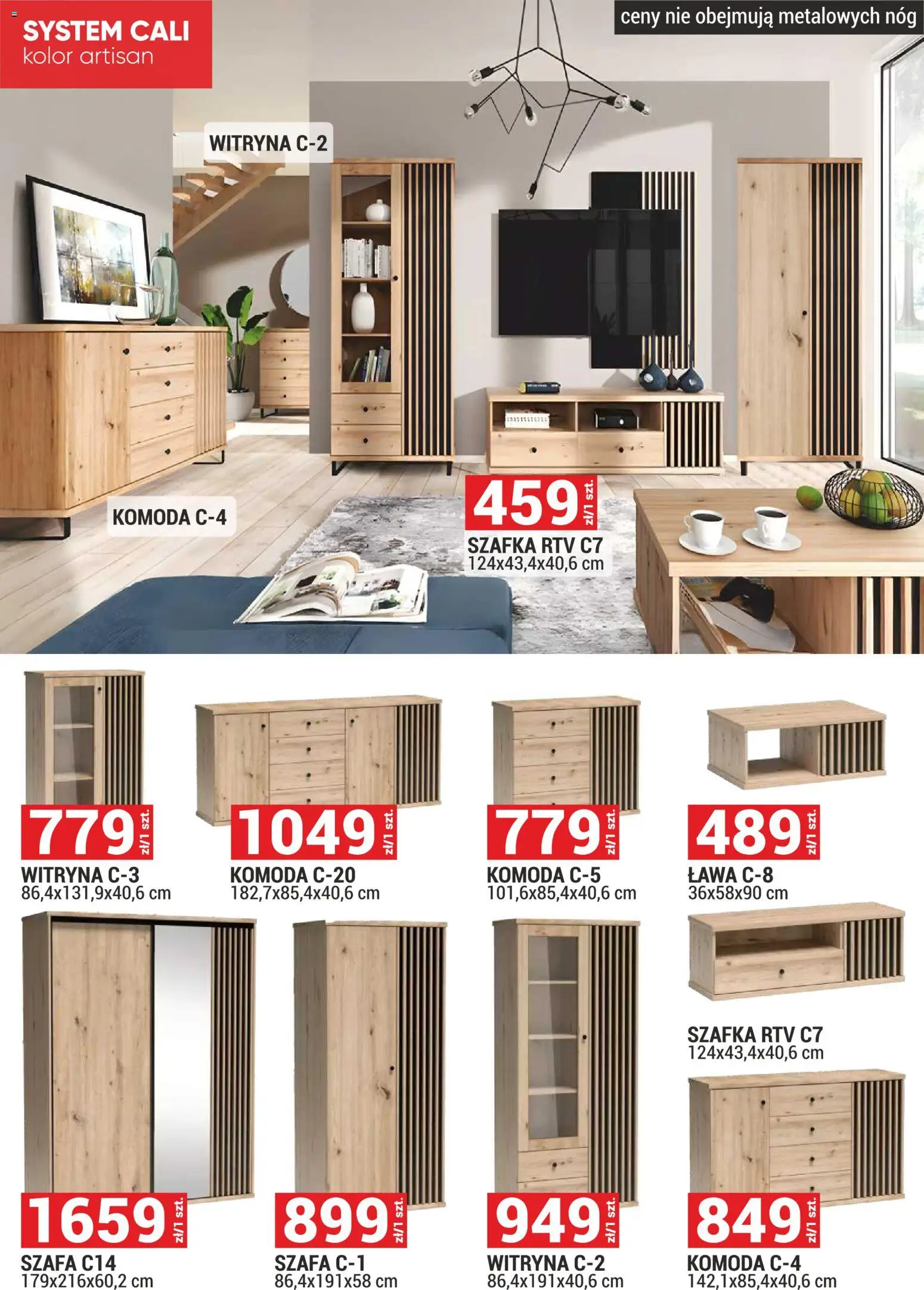 Merkury Market gazetka - Meble, Wypoczynki, Materace od 01.09.2026 | Strona: 18 | Produkty: Szafa, Komoda, szafka RTV, Witryna