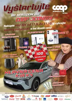 COOP Jednota leták platný od 17.09.2026 | Strana: 4 | Produkty: Fritéza, Teplovzdušná frítéza, Kávovar