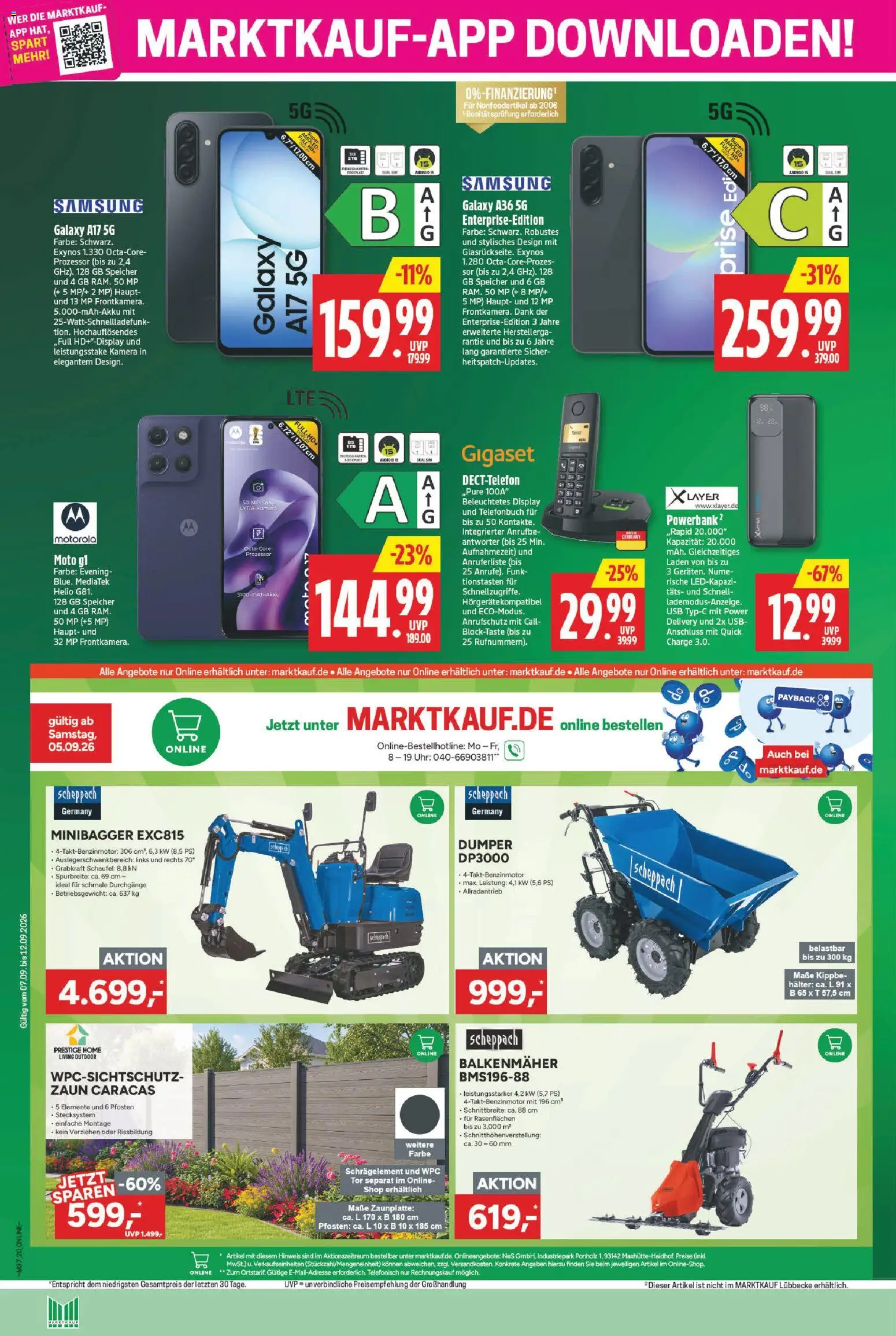 Marktkauf Prospekt – gültig ab 07.09.2026 | Seite: 20 | Produkte: Kamera, USB, Samsung, Uhr