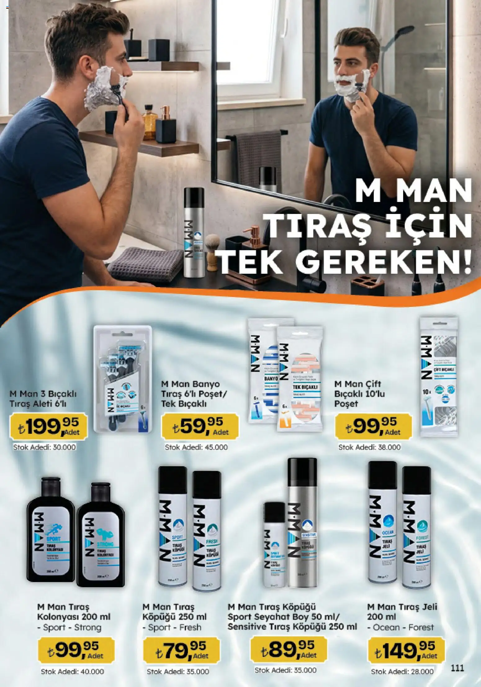 Migros Katalog - 5M Migroskop Dijital - 09 Temmuz 2026 tarihinden itibaren geçerlidir | Sayfa: 111 | Ürünler: Banyo, Tıraş köpüğü