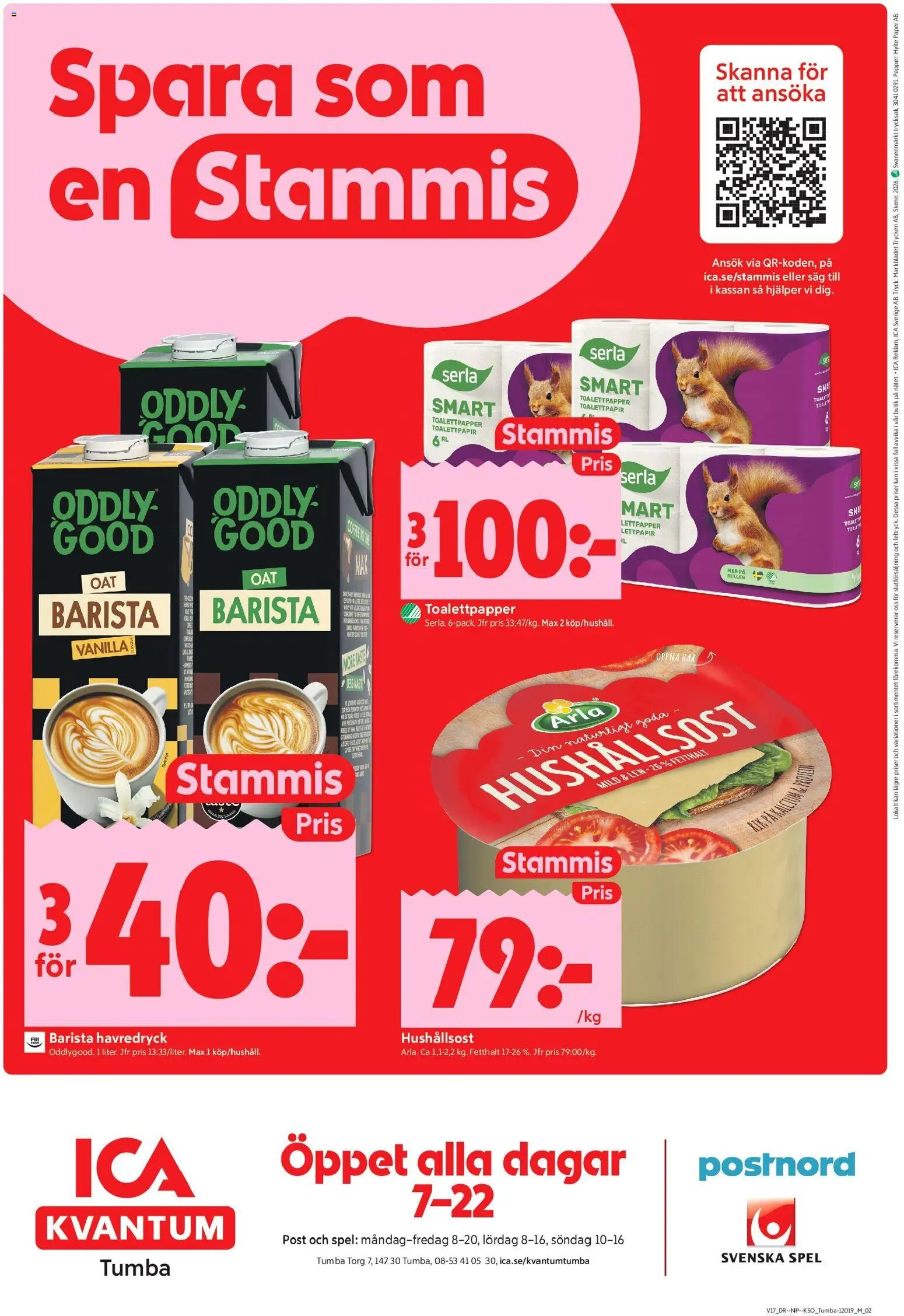 ICA Kvantum reklamblad aktuell från 20.04.2026 | Sida: 10 | Produkter: Toalettpapper, Havredryck, Papper, Spel