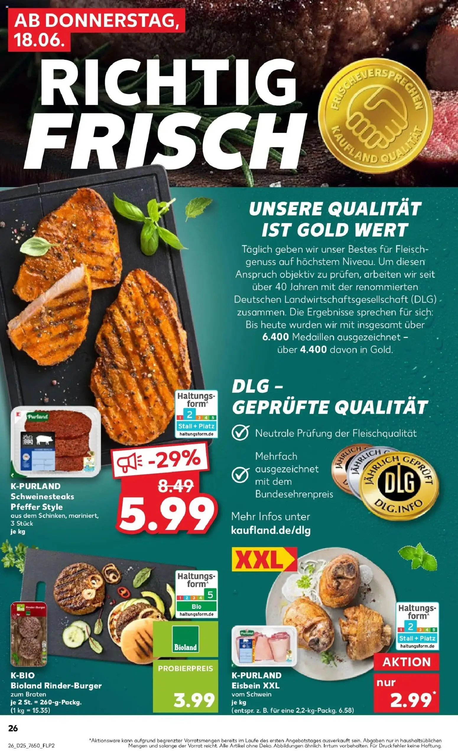 Kaufland Prospekt Herrenberg – gültig ab 15.06.2026 | Seite: 35 | Produkte: Pfeffer, Fleisch, Objektiv