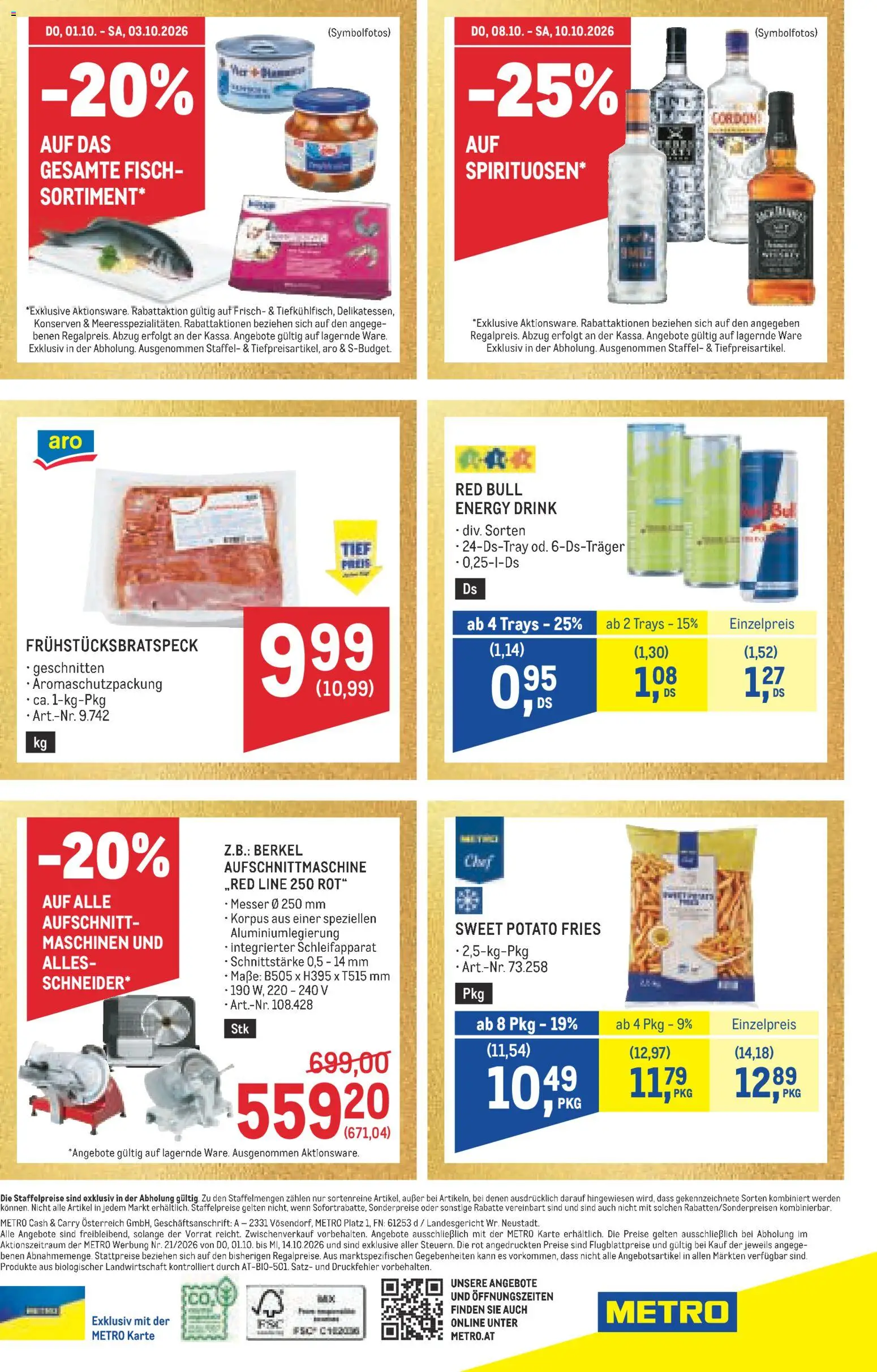 Metro angebote Profi gültig ab 01.10.2026 | Seite: 64 | Produkte: Fisch
