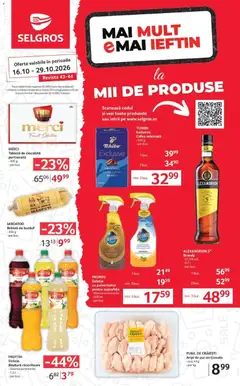 Ofertele Selgros valabile de la 16.10.2026