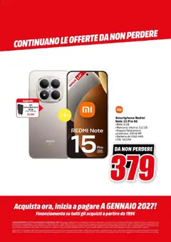 Anteprima del volantino Media World volantino valido a partire dal 23/06/2026 | Pagina: 4 | Prodotti: Smartphone, Fotocamera, Batteria