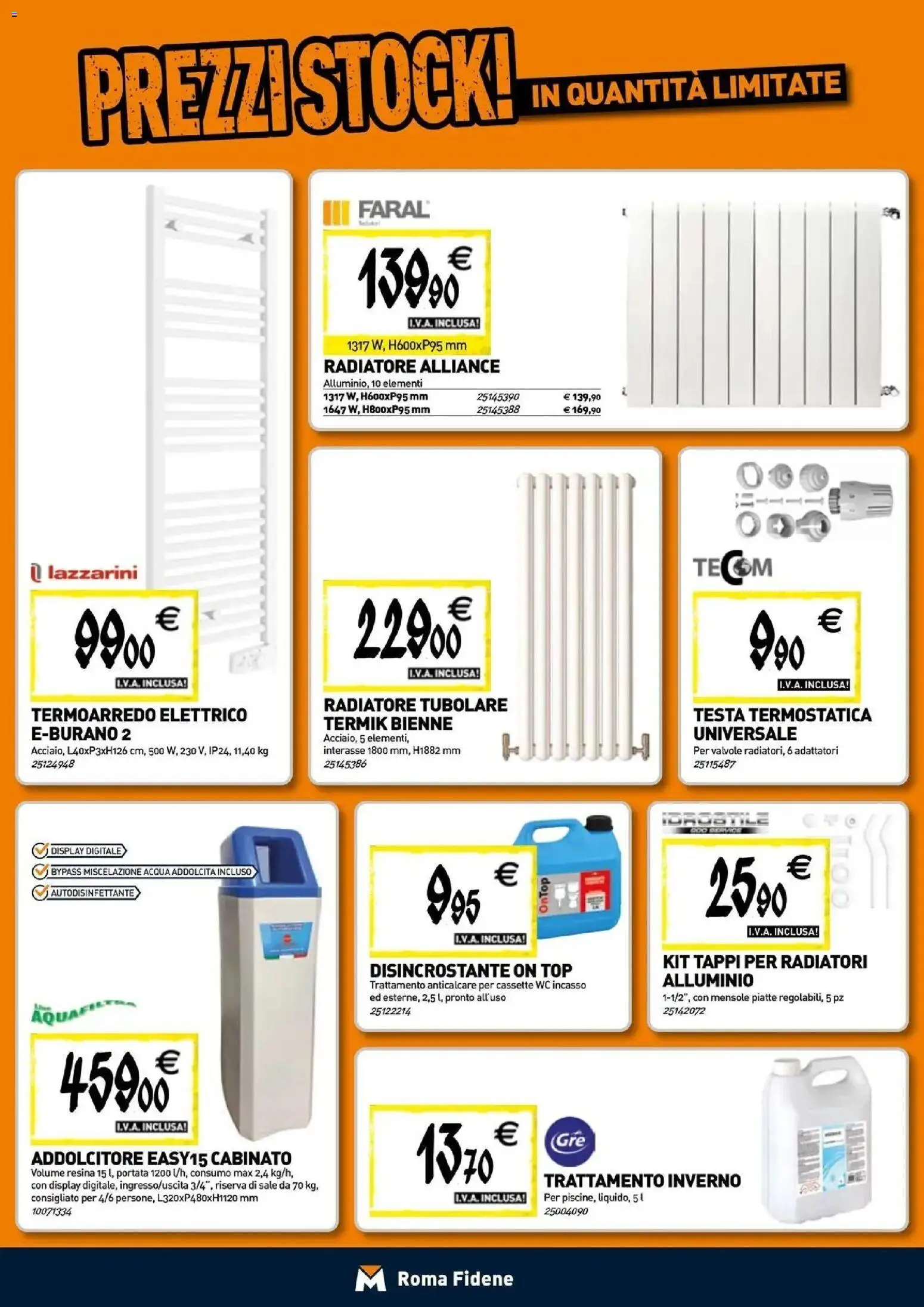 Nuovo TECNOMAT catalogo Roma dal 24/09/2026 > offerte anteprima 🛍️ | Pagina: 6 | Prodotti: Acqua, Sale, Olio, Top