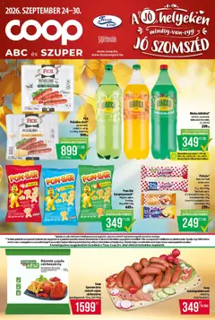 COOP - Abc & Szuper / Tisza - amely érvényes a következő dátumtól: 2026.09.24.