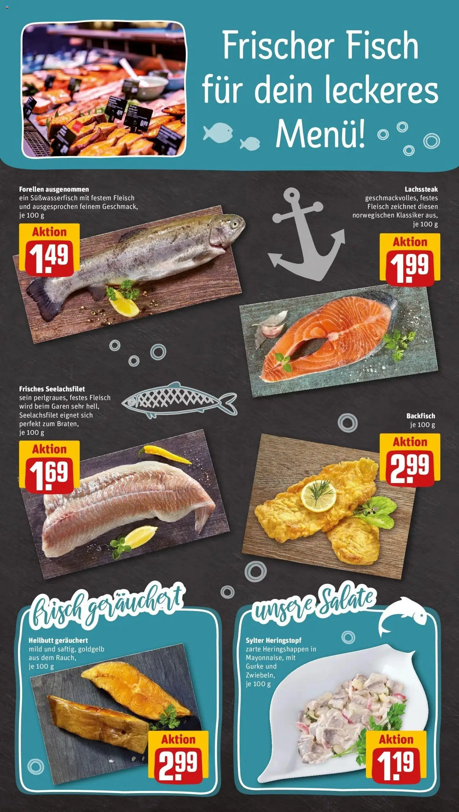 REWE Prospekt ab 12.10.2026 zum Blättern » Angebote | Seite: 33 | Produkte: Fisch, Fleisch