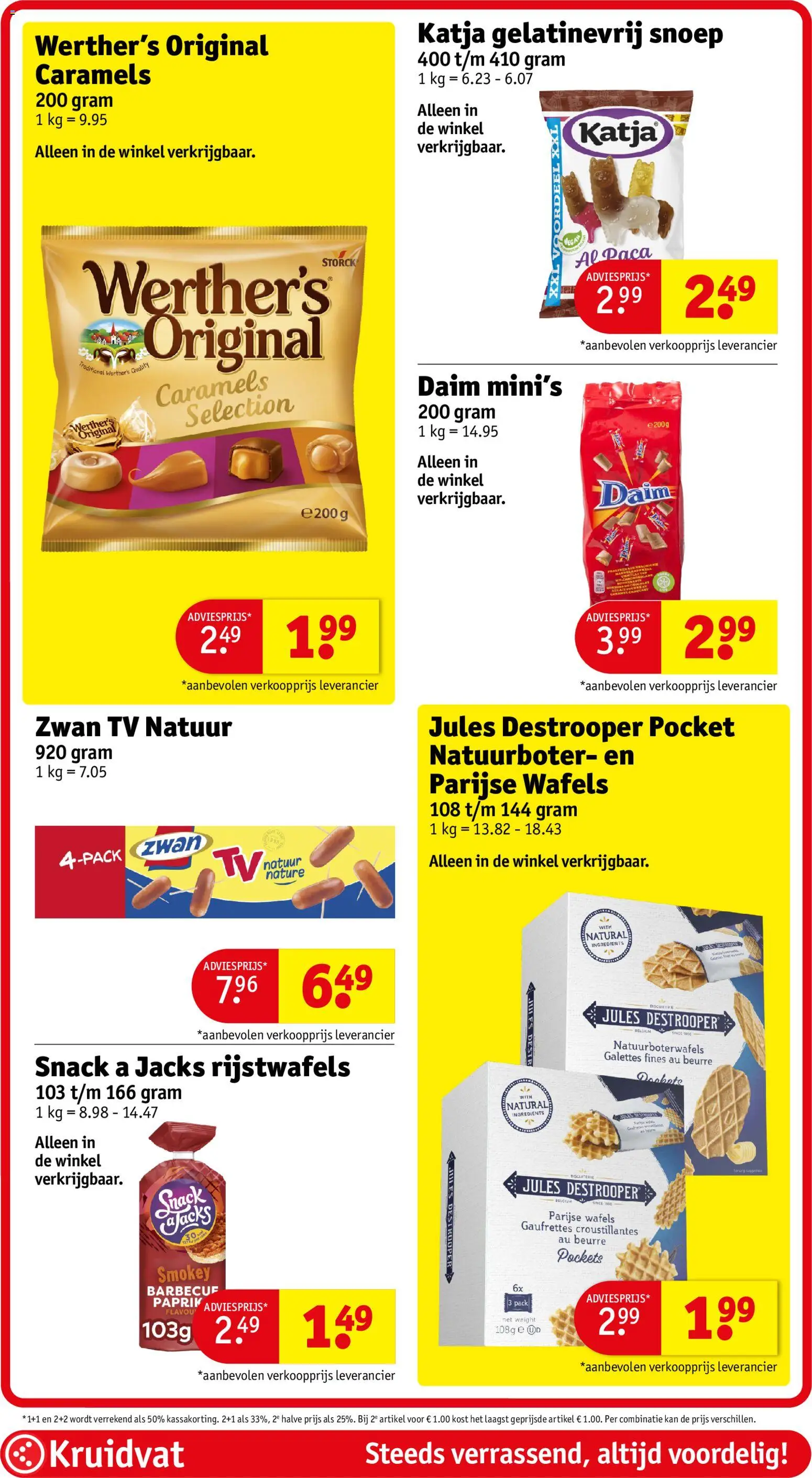 {H1} | Pagina: 51 | Producten: Tv, Wafels, Snoep, Kan