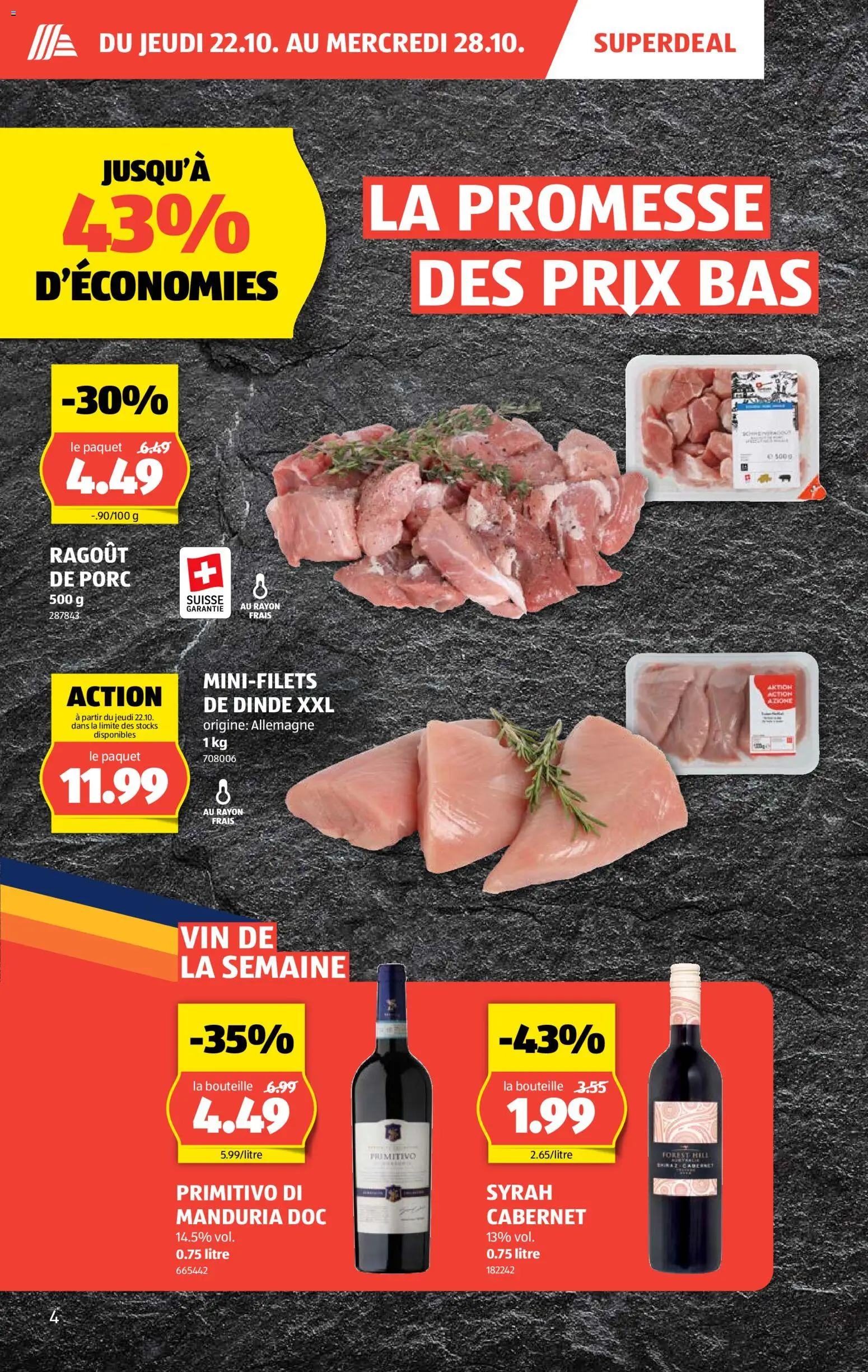 Aldi aktionen FR – gültig ab 22.10.2026 | Seite: 4