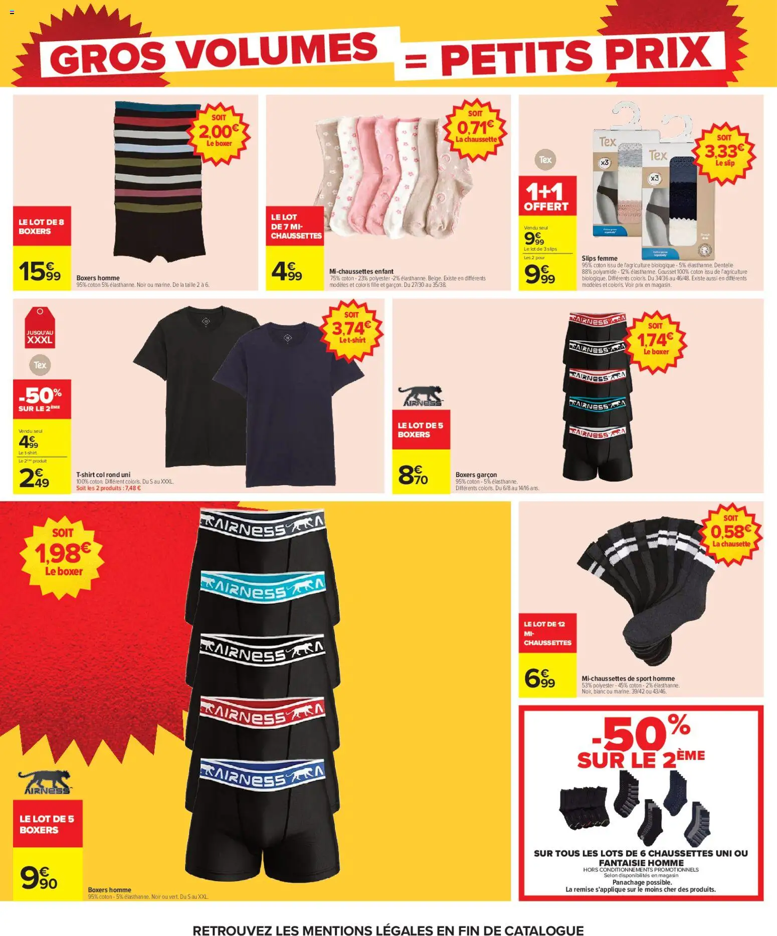 {H1} | Page: 34 | Produits: Coton, Boxers, Boxers homme, Chaussettes