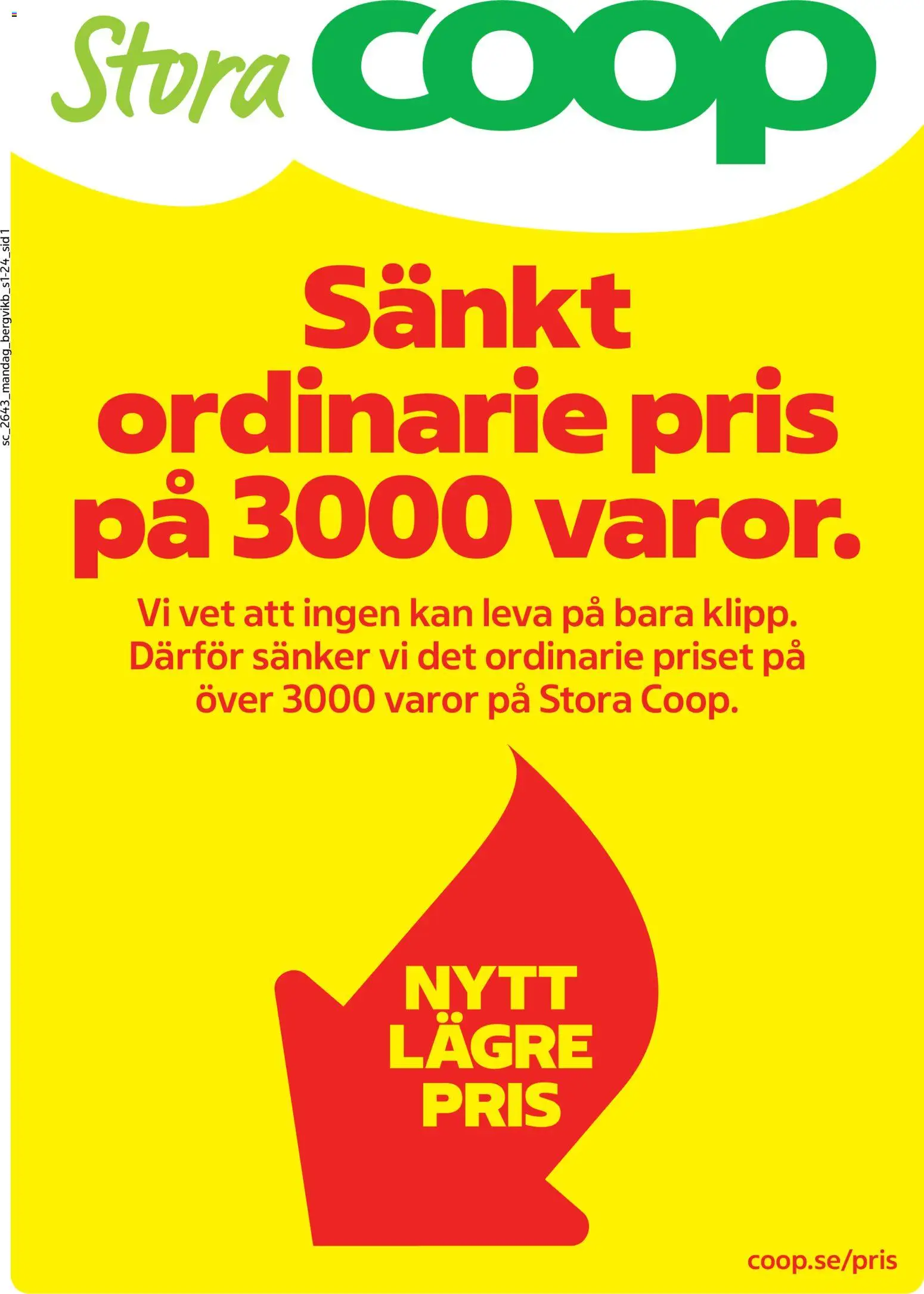 Stora Coop reklamblad aktuell från 19/10/2026 | Sida: 1