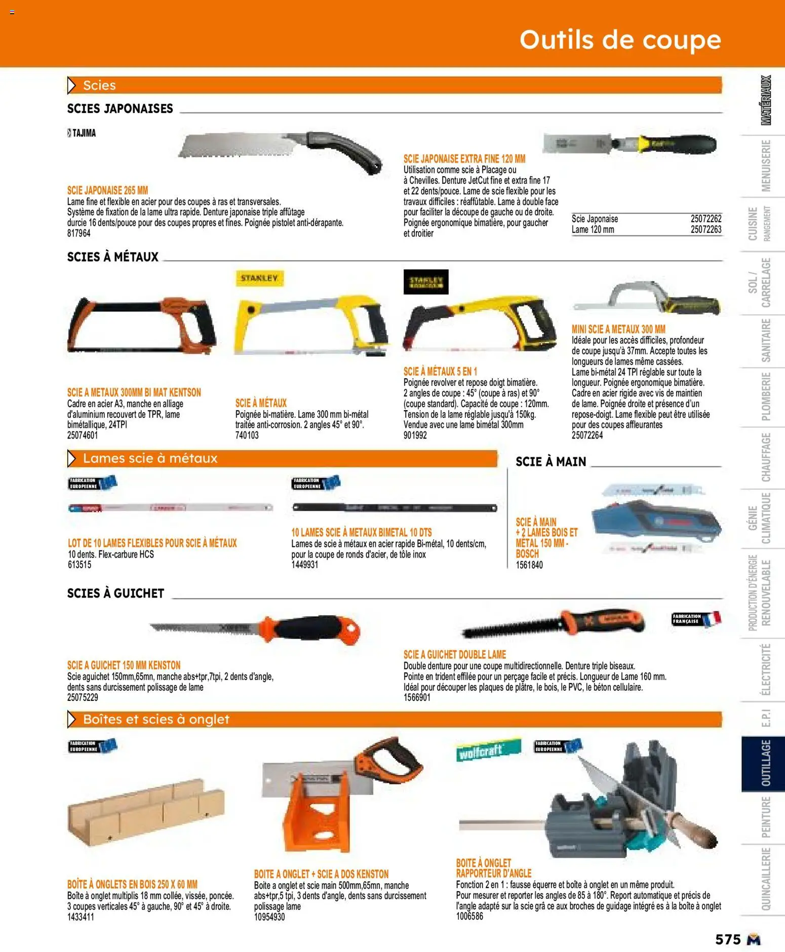 {H1} | Page: 575 | Produits: Cadre