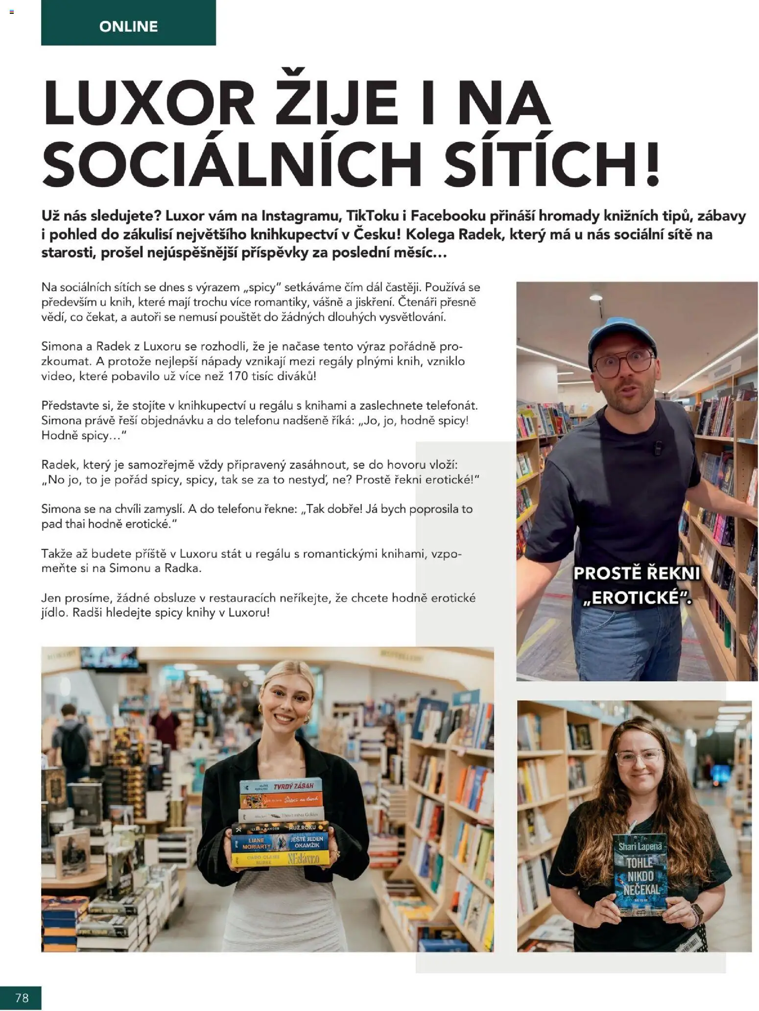 Knižní klub magazín od 01.10.2026 | Strana: 78 | Produkty: Regály, Knihy, Caro