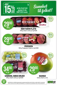 Forhåndsvisning av Kiwi kundeavis gyldig fra 03/08/2026 | Side: 16