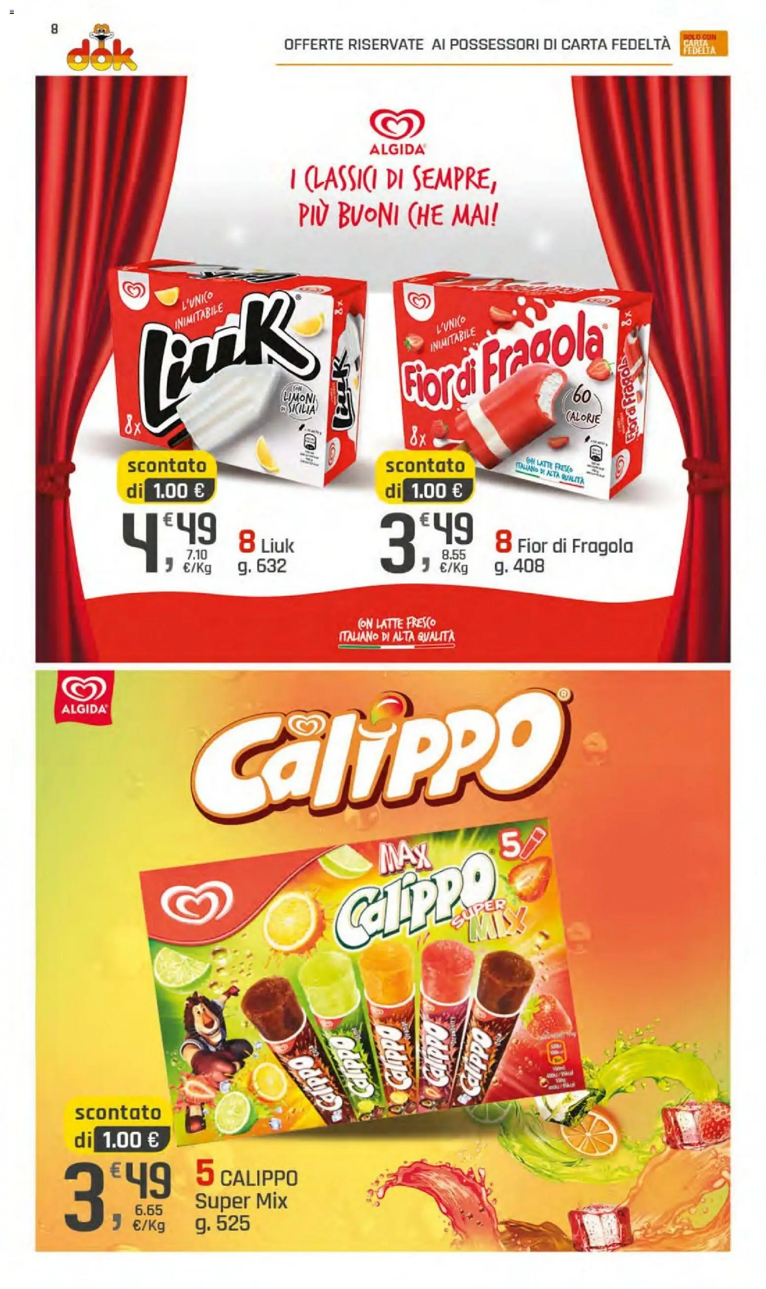 Volantino DOK del 23/07/2026 | Pagina: 8 | Prodotti: Latte