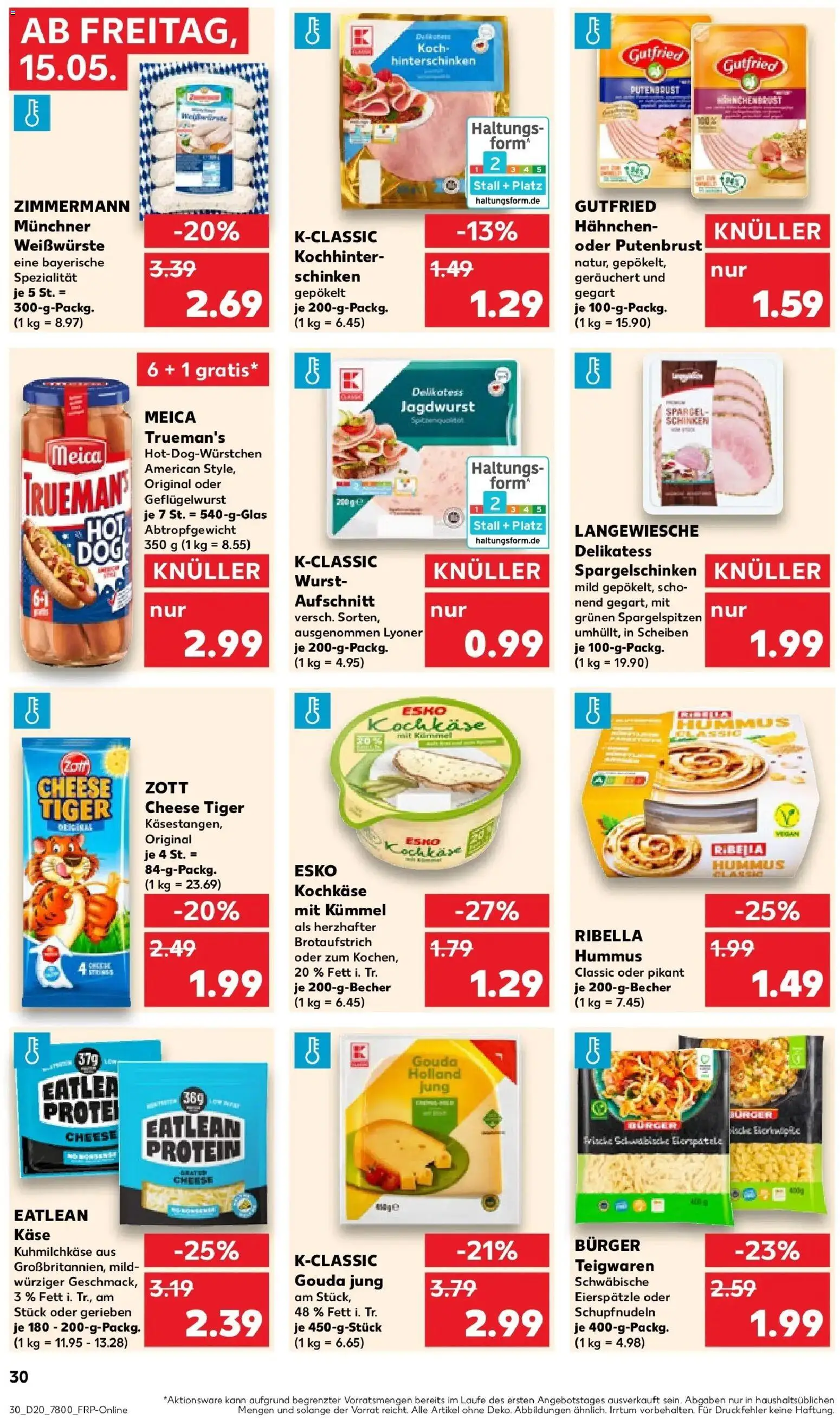 Kaufland Prospekt Landau An Der Isar	 – gültig ab 10.05.2026 | Seite: 37 | Produkte: Käse, Spargel, Pasta, Schinken