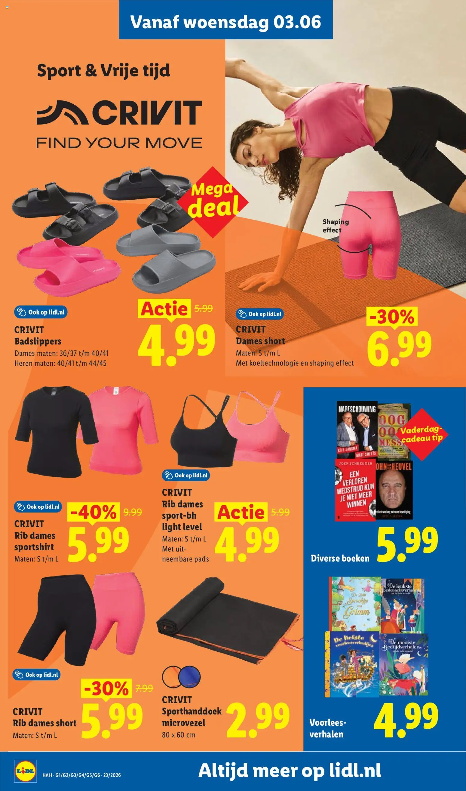 {H1} | Pagina: 16 | Producten: Shirt, Slippers, Pads