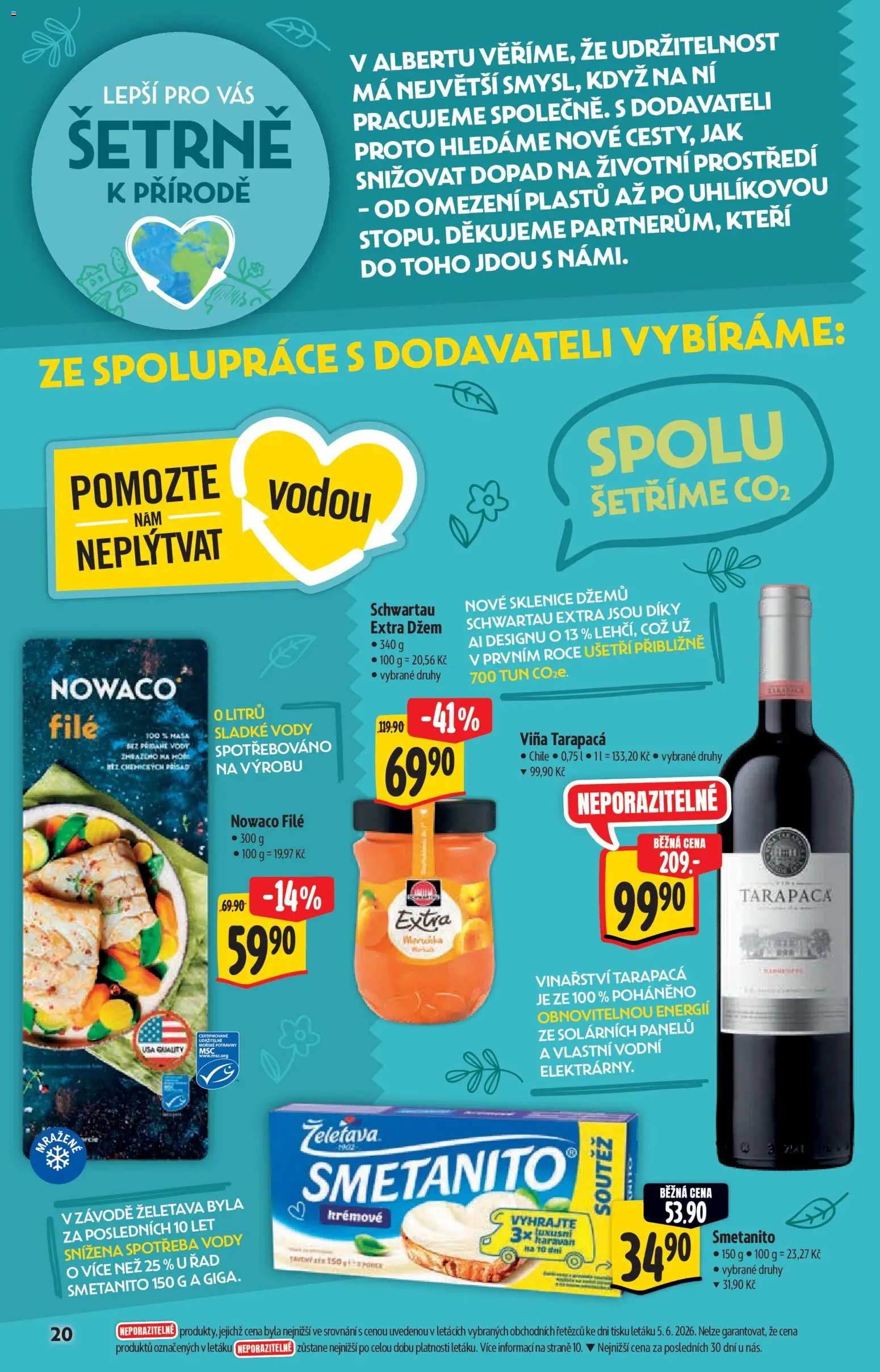 Albert katalog - Hypermarket od 17.06.2026 | Strana: 20 | Produkty: Tarapaca, Nowaco file, Potraviny, File