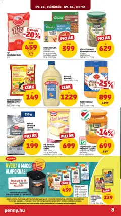 MAGGI PÁR PERC INSTANT TÉSZTA*, Maggi pár perc instant tészta 6-féle, 59,2 g, 3868 Ft/kg - amely érvényes a következő dátumtól: 2026.09.24. | Oldal: 12