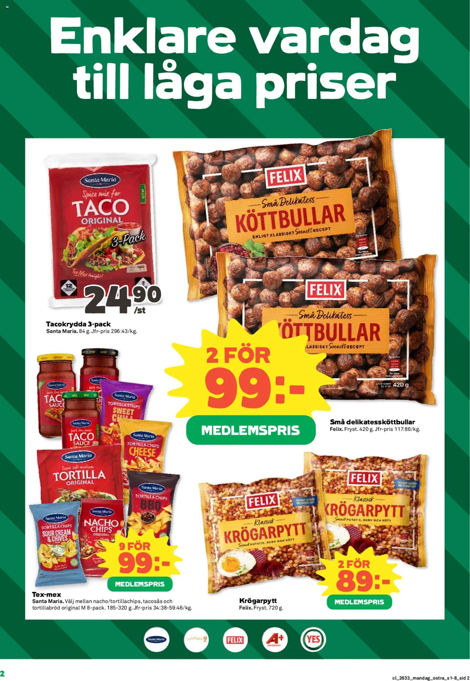 Coop Daglivs reklamblad aktuell från 10/08/2026 | Sida: 2