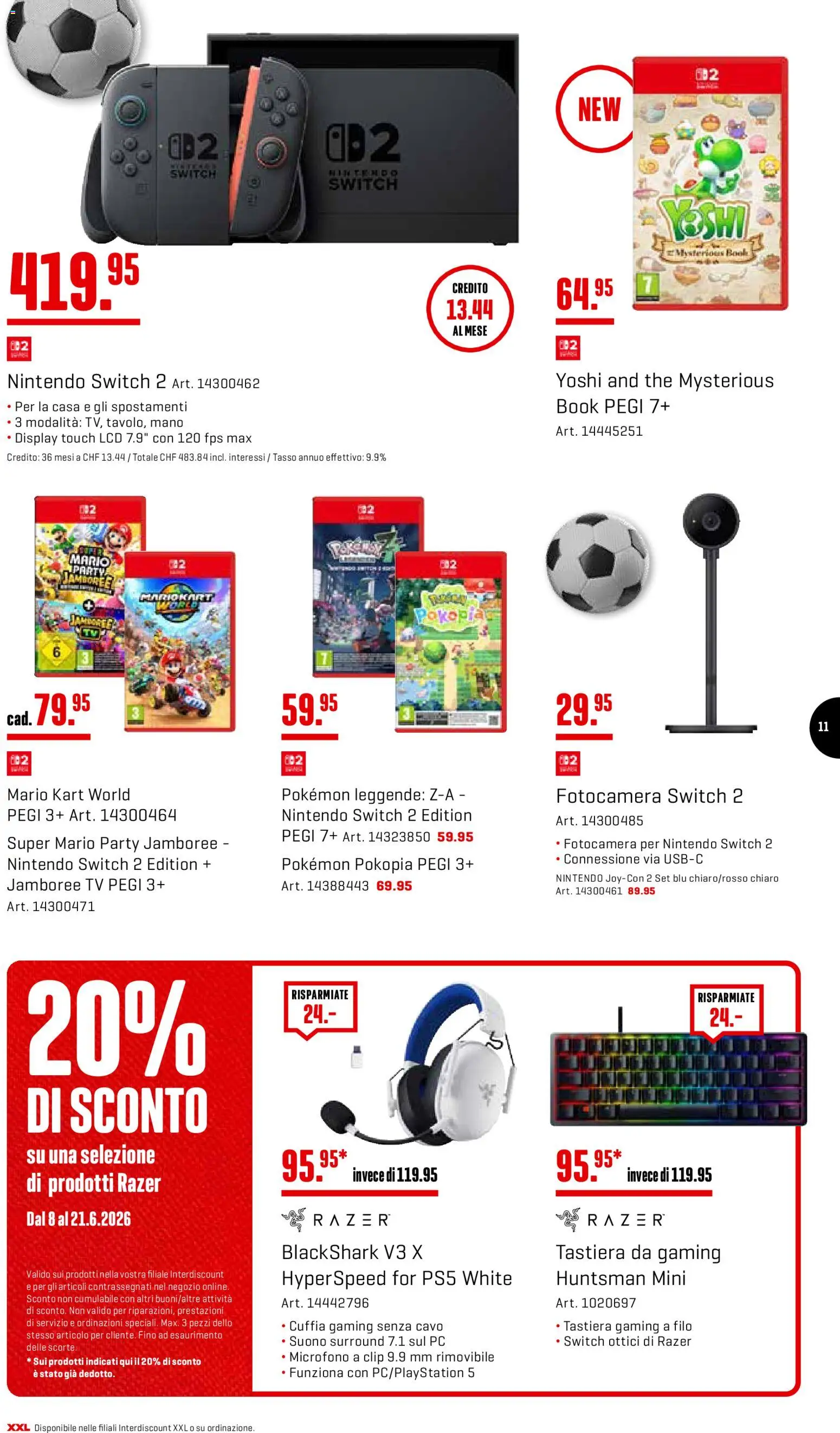Interdiscount aktionen IT – gültig ab 08.06.2026 | Seite: 11 | Produkte: Pc, TV