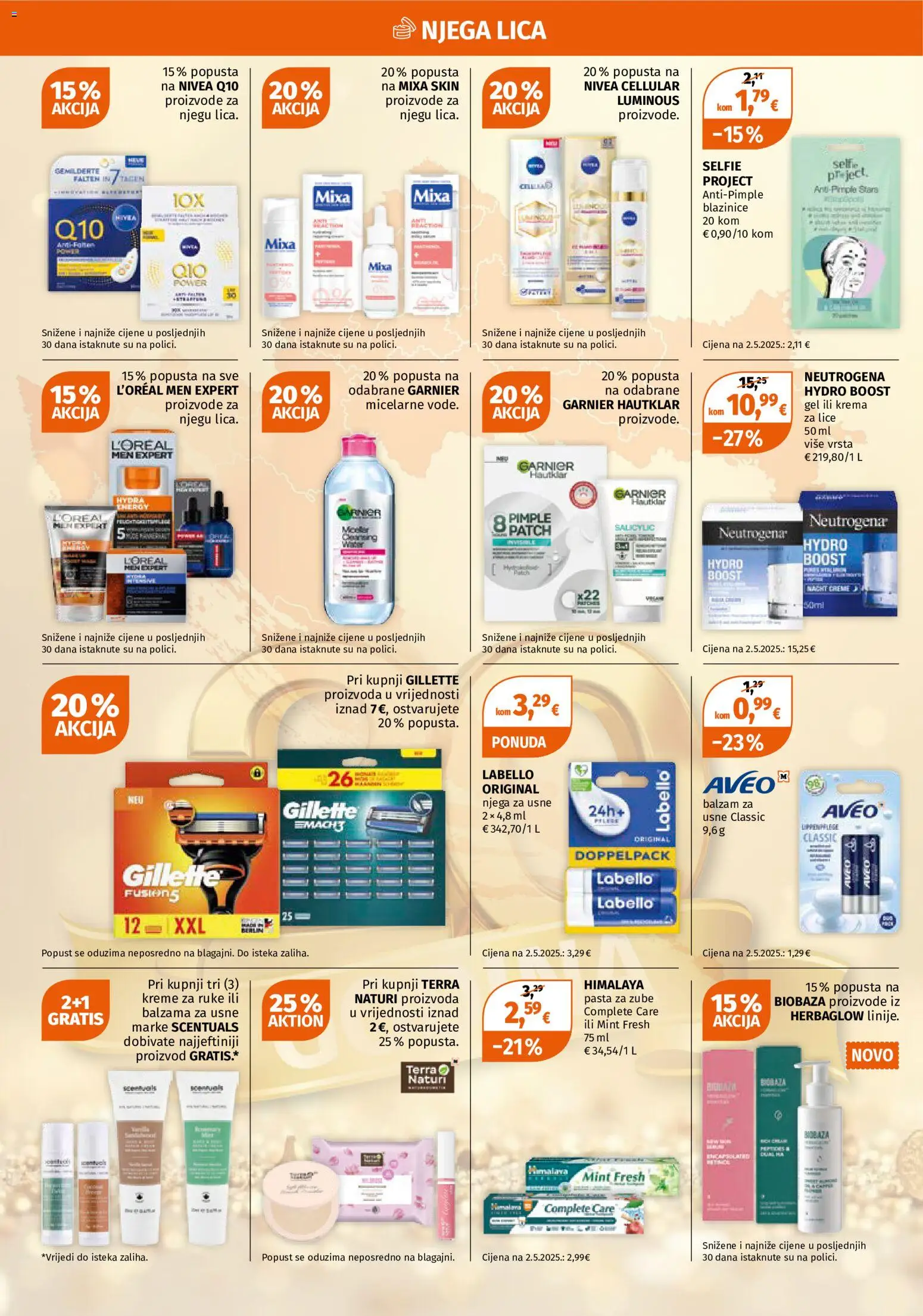 Müller katalog | vrijedi od 02.11.2026 | Stranica: 4 | Proizvodi: Krema, Pasta, Nivea, Garnier