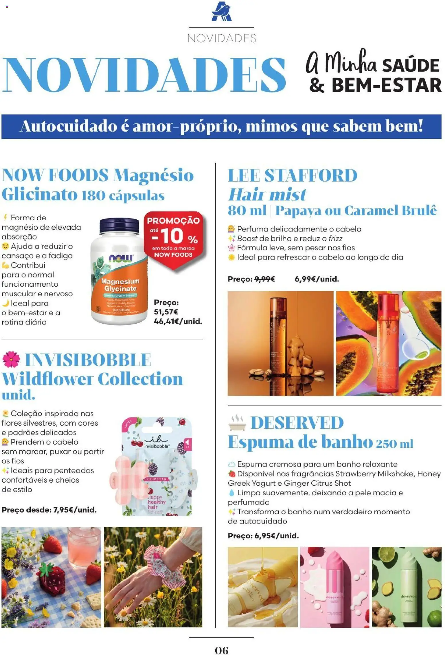 Auchan - Solares  Especial Cabelo │ válido de 02/08/2026 | Página: 6 | Produtos: Flores, Espuma de banho, Banho