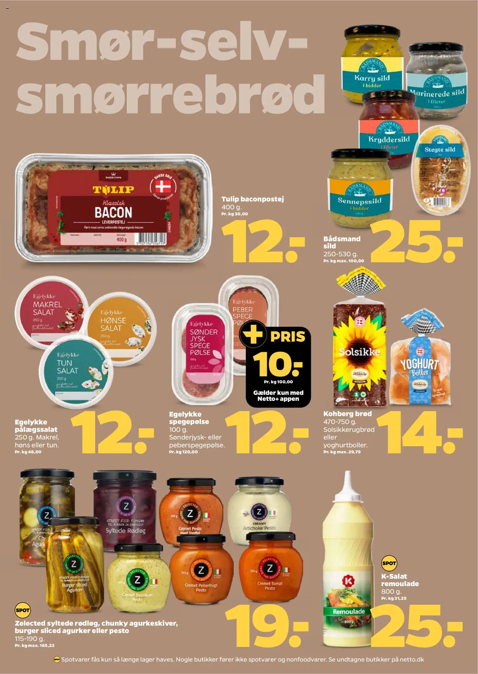 Netto tilbudsavis – gyldig fra 18.04.2026 | Side: 16 | Produkter: Karry, Brød, Agurker, Tun