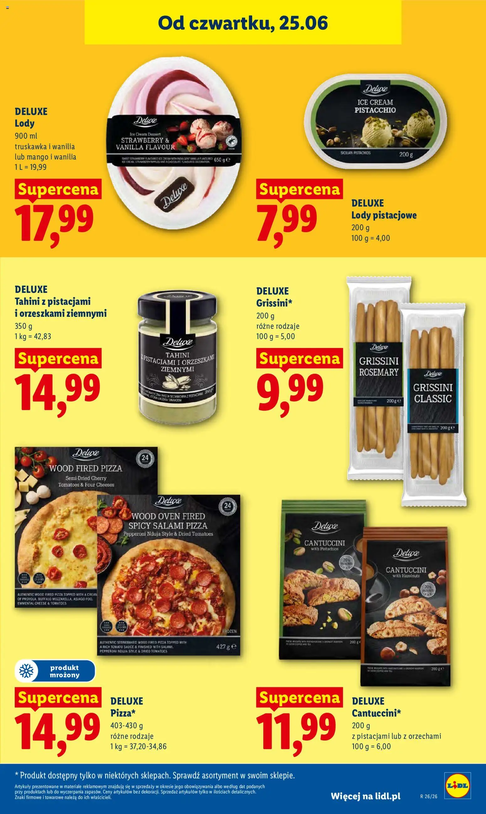 Lidl Polsko leták od 25.06.2026 | Strana: 83 | Produkty: Mango, Grissini, Deluxe, Tahini