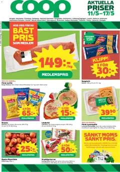 Coop erbjudanden - Förhandsvisning av reklamblad från butik Coop aktuell från 11.05.2026