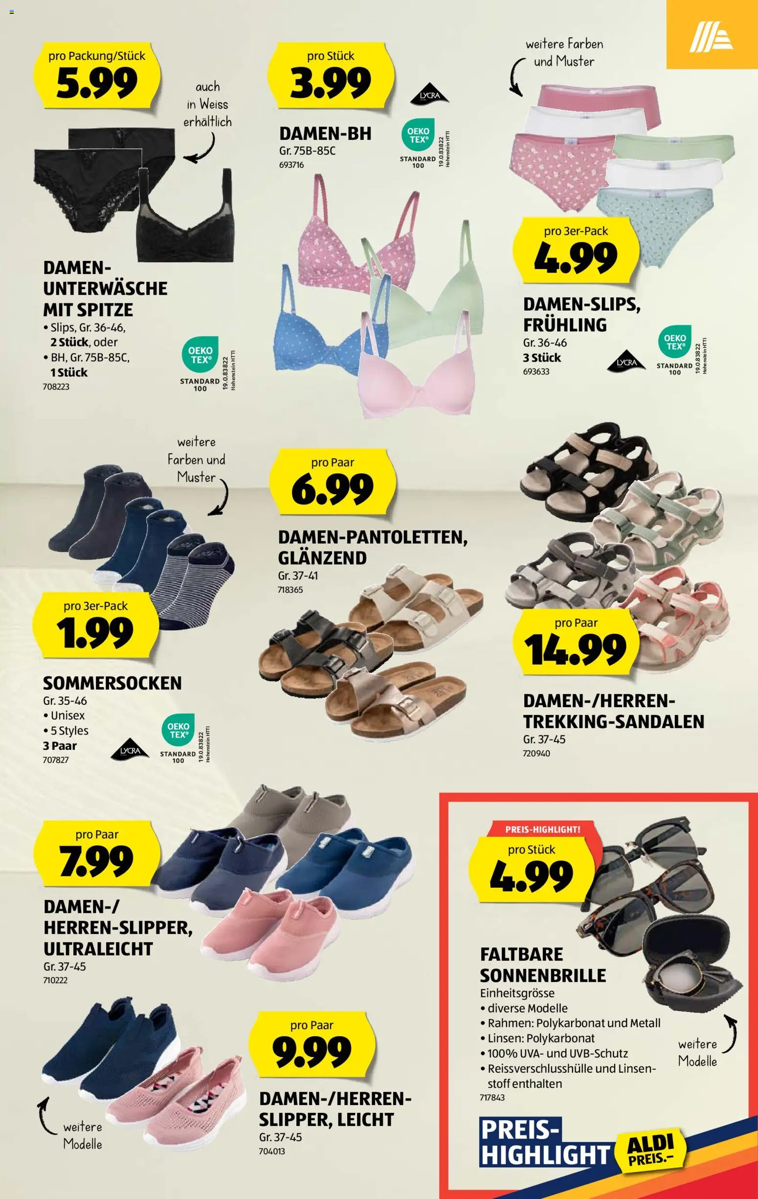 Aldi aktionen – gültig ab 04.06.2026 | Seite: 31 | Produkte: Unterwäsche
