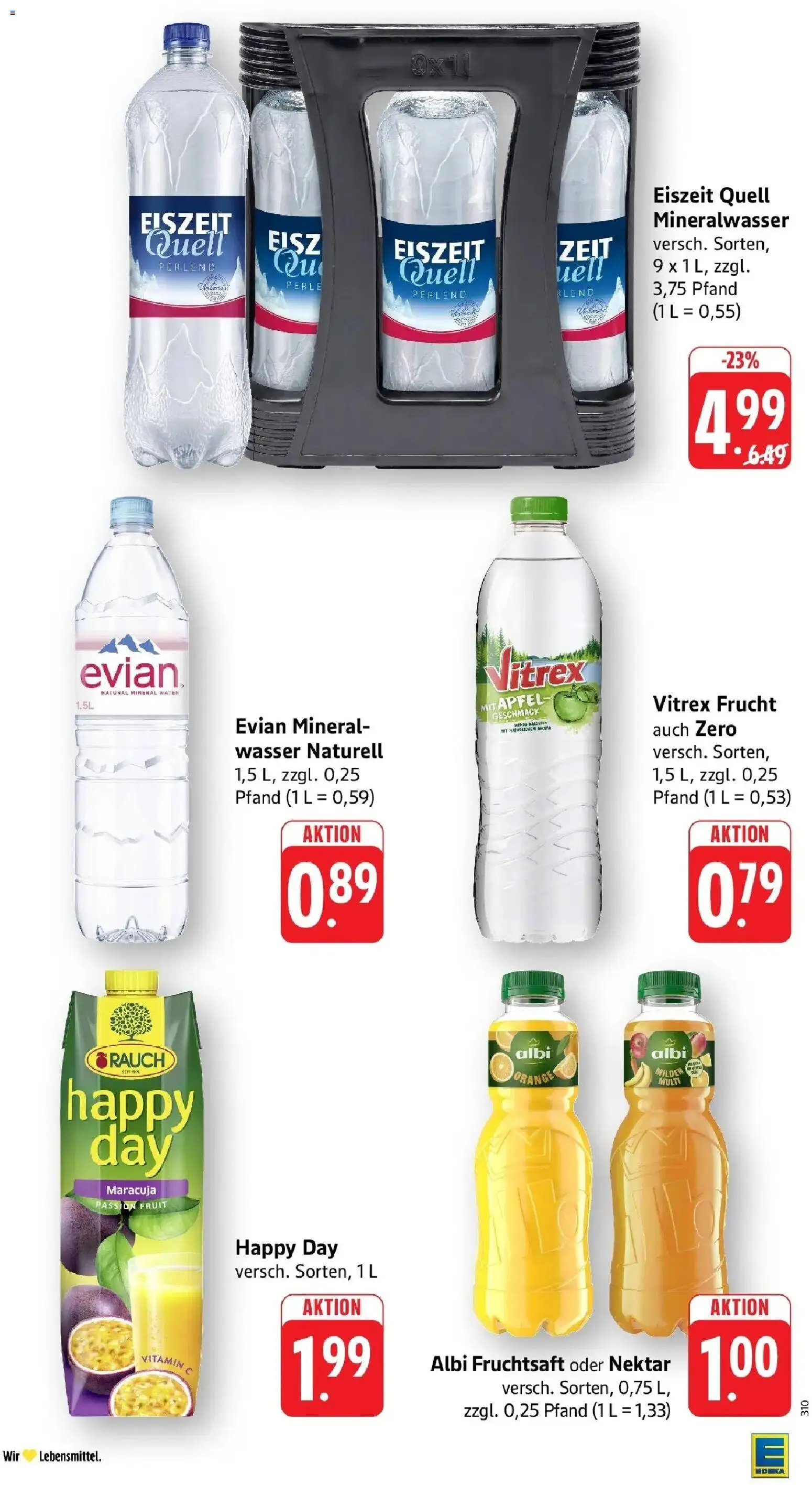 E center Prospekt Pfullingen (ab 24.08.2026) zum Blättern | Seite: 28 | Produkte: Äpfel, Mineralwasser, Wasser, Fruchtsaft
