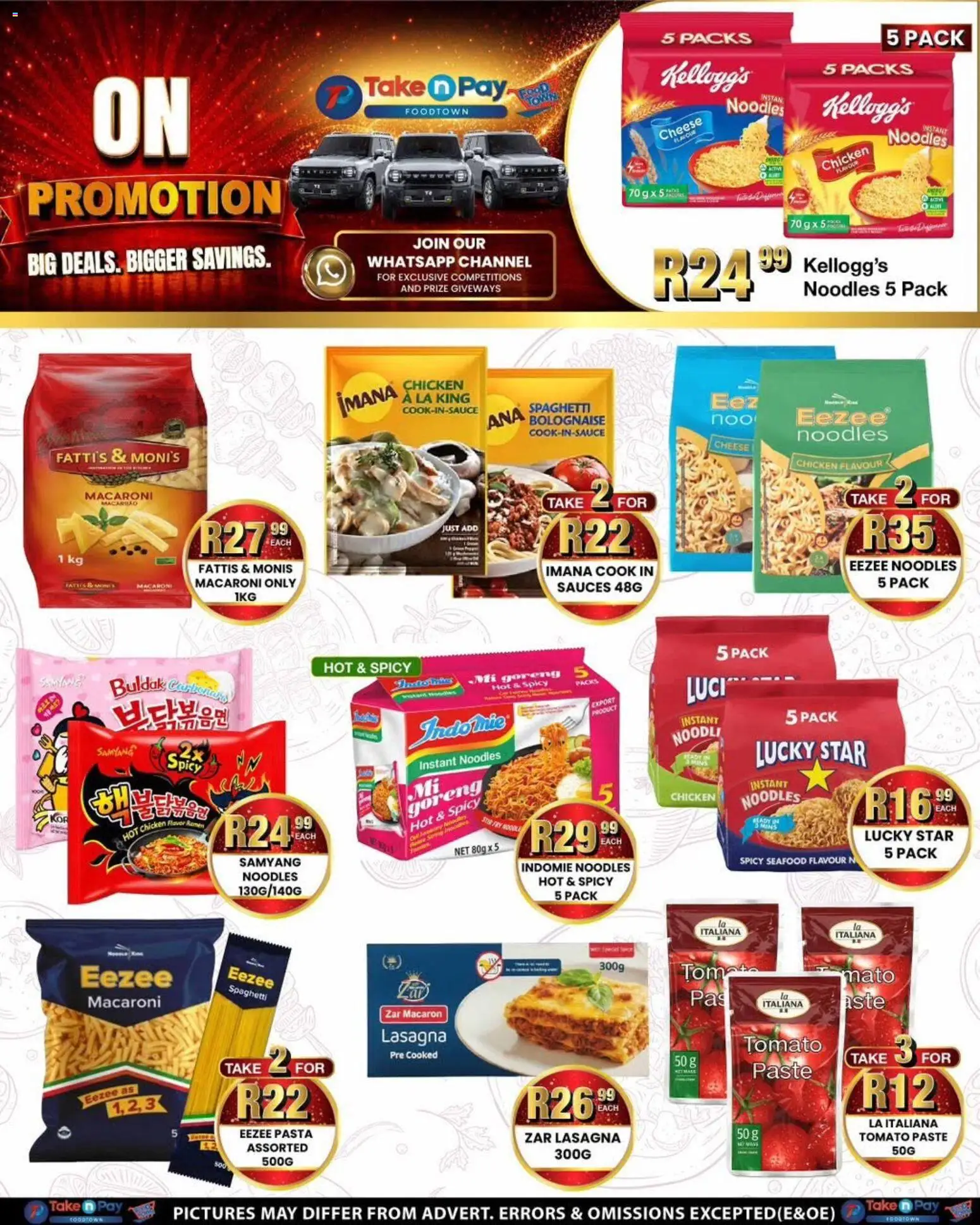 New Take n Pay catalogue – valid from 29/06/2026 | Page: 21 | Products: Cheese, Sauces, Noodles, Pasta
