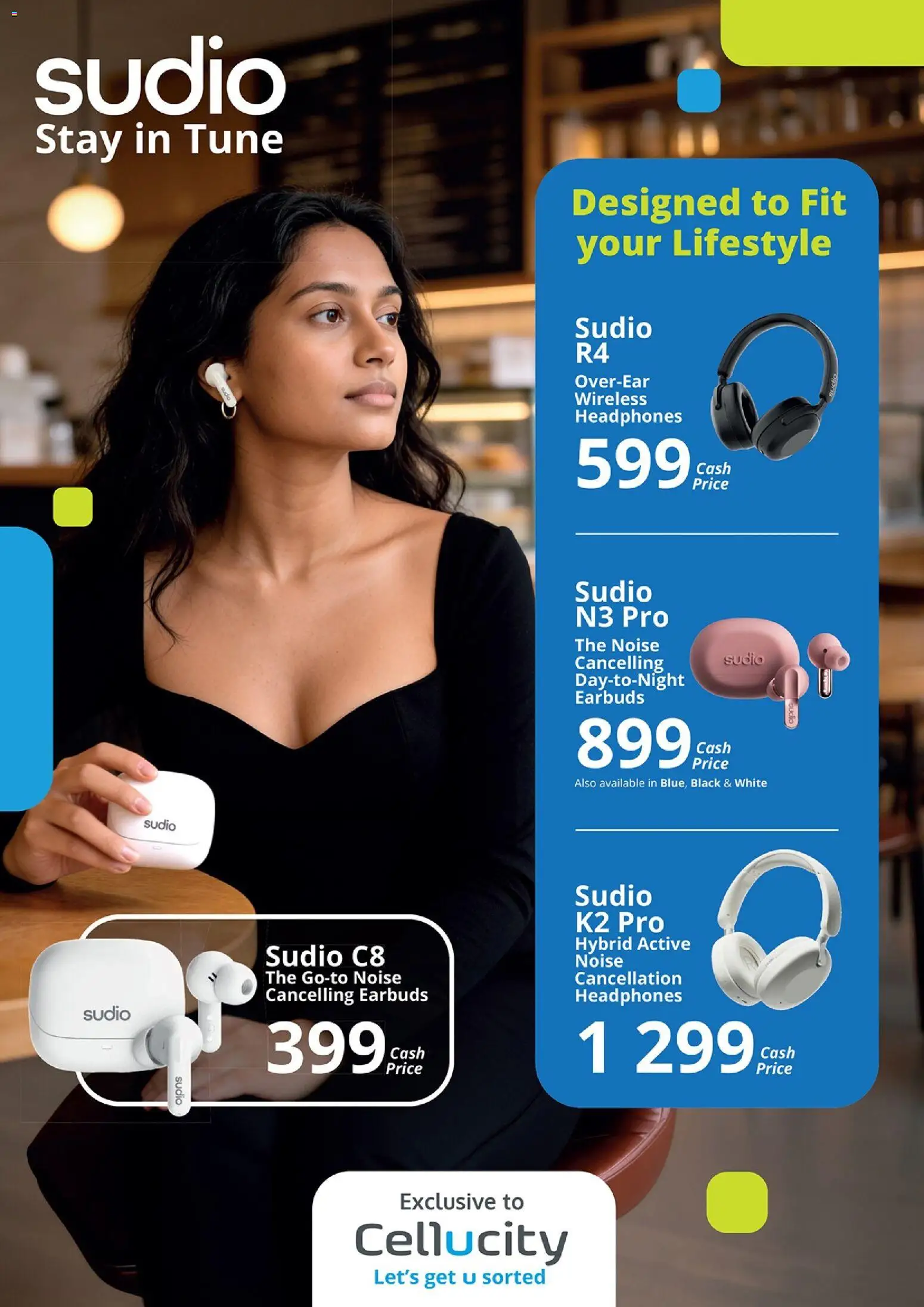 New Cellucity catalogue – valid from 07/07/2026 | Page: 2 | Products: Earbuds, Headphones