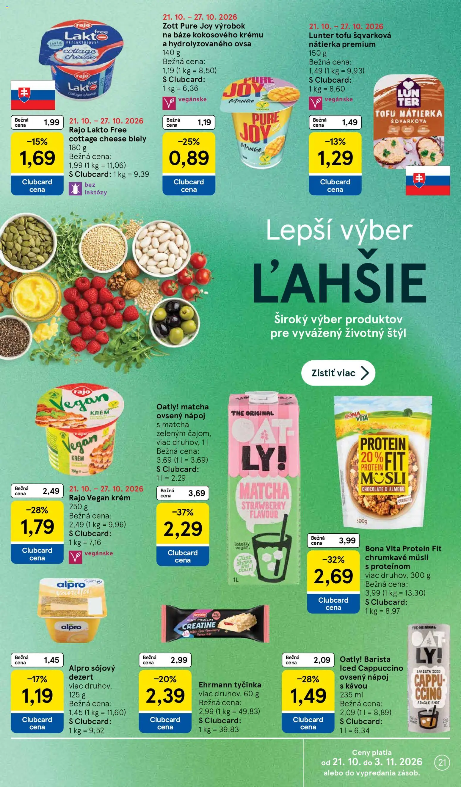Nové Tesco akcie – leták je platný od 21.10.2026 | Strana: 21