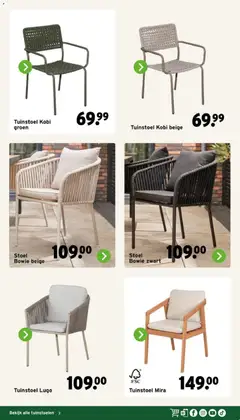 GAMMA folder - Tuinmeubelen special - Voorbeeld van een folder van GAMMA, geldig van 30.03.2026 | Pagina: 13 | Producten: Stoel