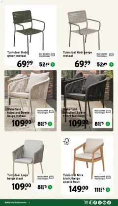 GAMMA folder - Tuinmeubelen special - Voorbeeld van een folder van GAMMA, geldig van 30.03.2026 | Pagina: 13 | Producten: Stoel