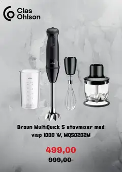Clas Ohlson erbjudanden - Förhandsvisning av reklamblad från butik Clas Ohlson aktuell från 27/07/2026 | Sida: 2 | Produkter: Visp, Stavmixer