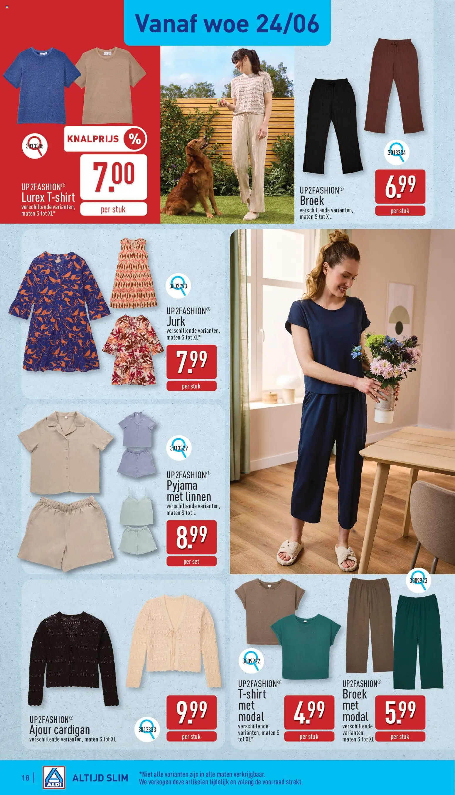 {H1} | Pagina: 18 | Producten: Jurk, Broek, Pyjama
