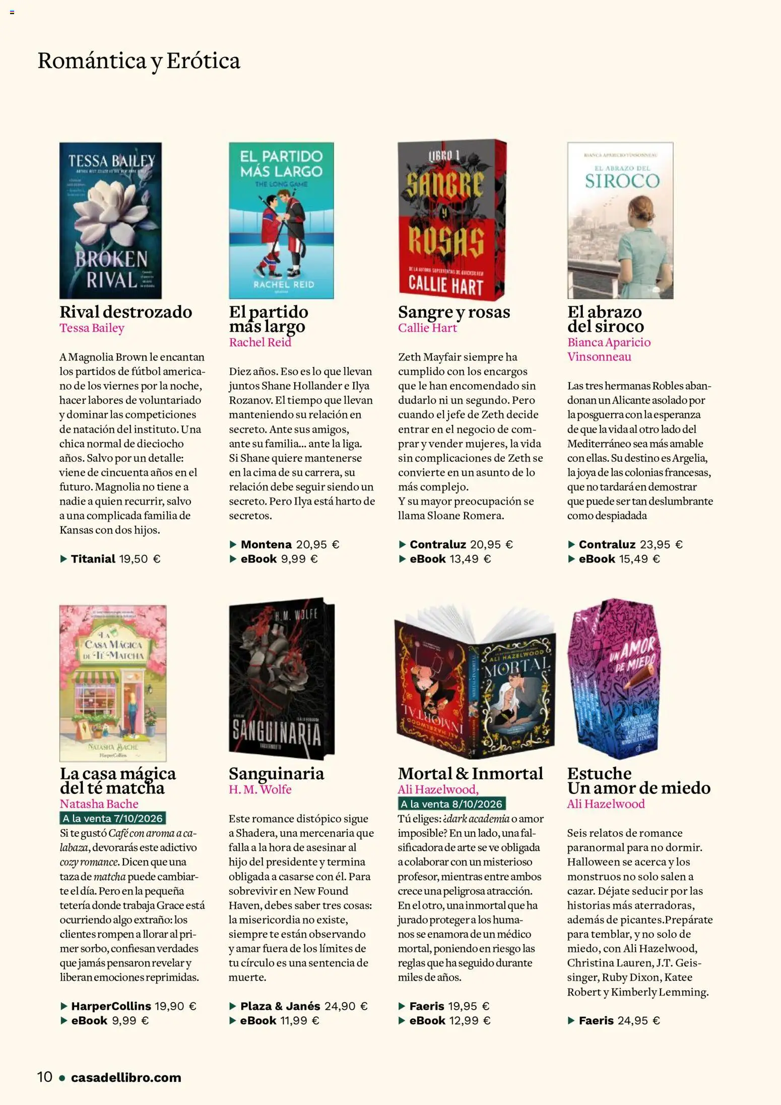 Casa del libro folleto │ válido desde el 16/10/2026 | Página: 10 | Productos: Café, Té, Matcha