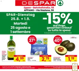 Anteprima del volantino Despar volantino Appiano valido a partire dal 20/08/2026