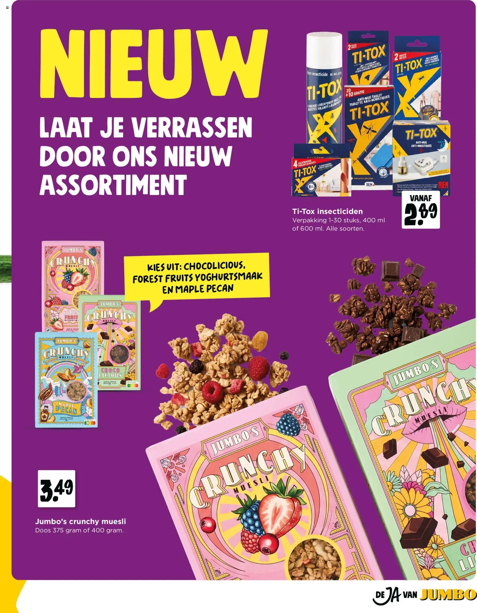 {H1} | Pagina: 17 | Producten: Riem, Tablet, Muesli, Fruit