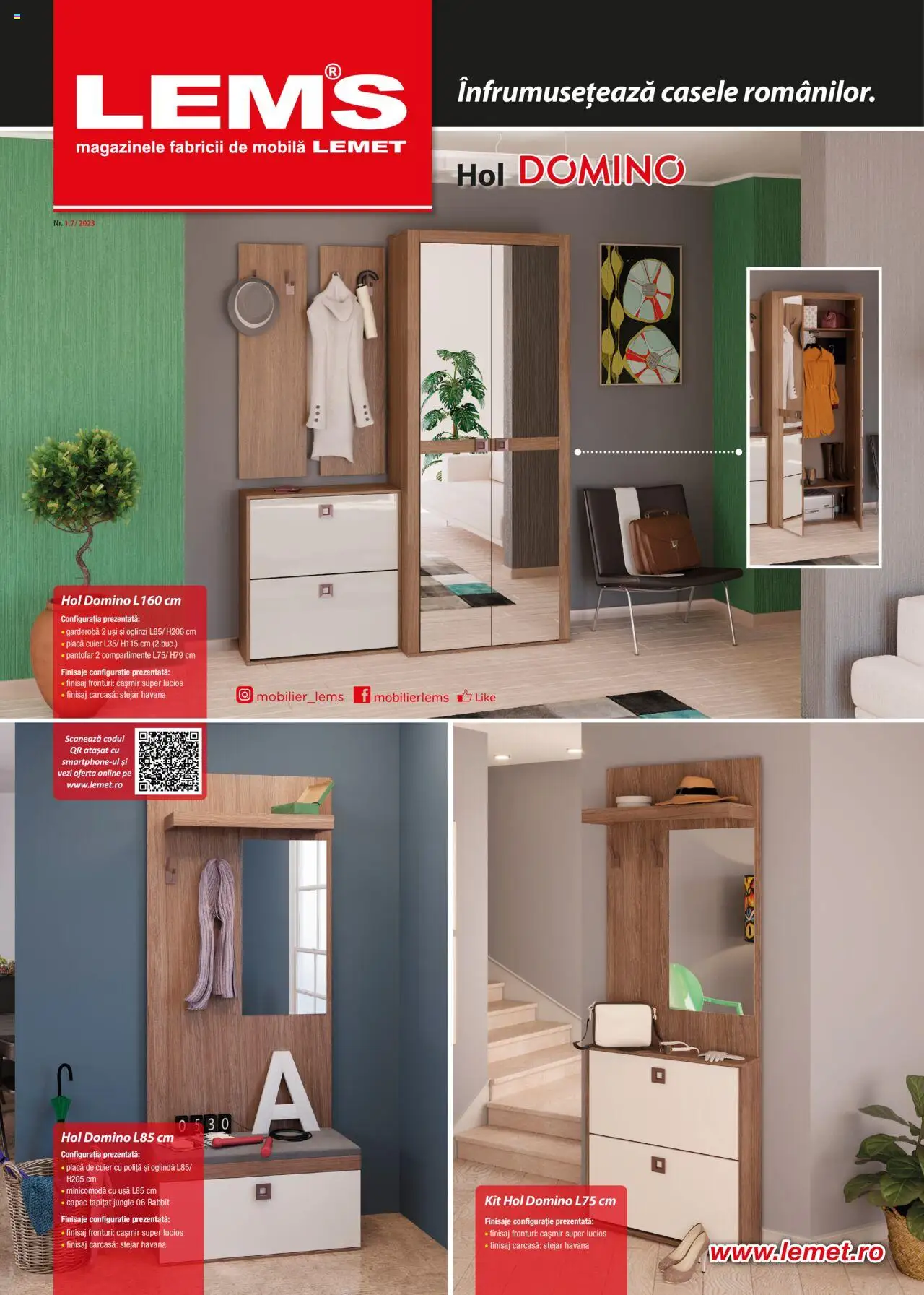 Noul catalog Lem’s – valabil de la 17.11.2023 | Pagină: 1 | Produse: Carcasă, Pantofar, Oglindă, Ușă