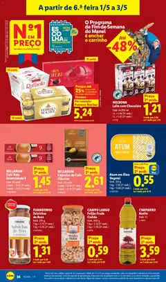 Pré-visualização BELLAROM Cápsulas de Café Clássico, Cápsulas de Café Clássico Emb. 20 unid. válido de 27.04.2026 | Página: 36 | Produtos: Atum, Lente, Base, Chocolate