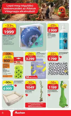Auchan Állatvilág ajánlatok Fót - amely érvényes a következő dátumtól: 2026.09.24. | Oldal: 8 | Termékek: Kötél, Aloe vera, Sampon, Olaj