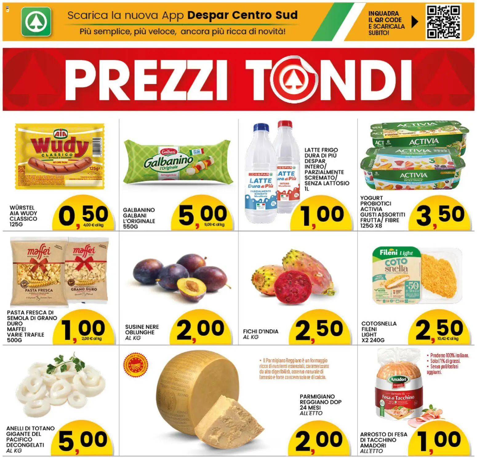 Volantino Interspar del 20/08/2026 | Pagina: 3 | Prodotti: Arrosto, Pollo, Latte, Totano
