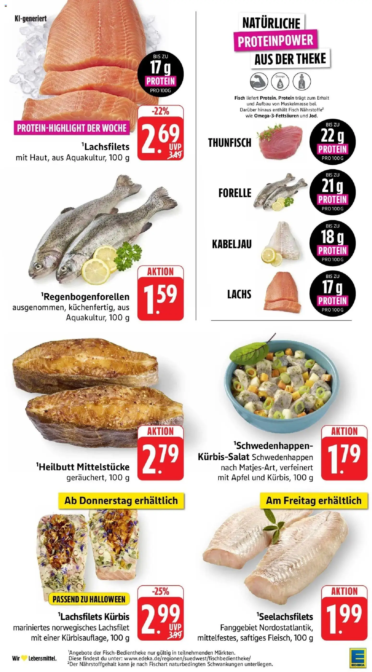 E center Prospekt Lampertheim (ab 26.10.2026) zum Blättern | Seite: 7 | Produkte: Theke, Äpfel, Fisch, Kürbis
