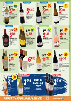 E.leclerc katalog akcije – veljaven od 02.09.2026 | Stran: 23 | Izdelki: Penina, Vino