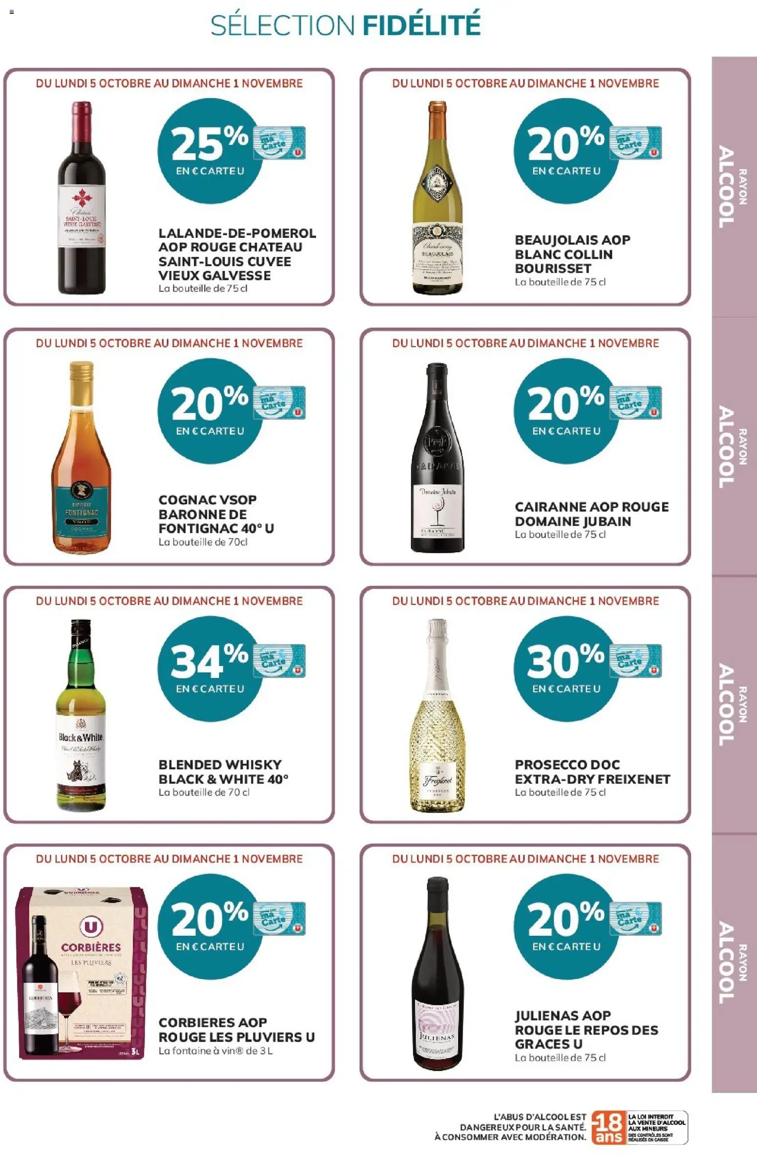 {H1} | Page: 35 | Produits: Cognac, Prosecco, Bouteille, Blended whisky